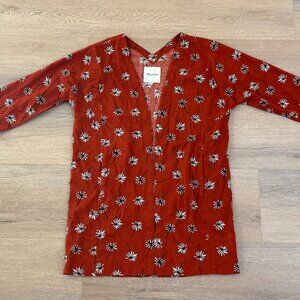 Madewell Maldives Cover-Up Robe in Fresh Daisies